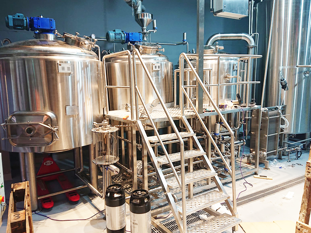 Tiantai 1500L Brewery Equipment Case in TaiWan--LinBei Brewery